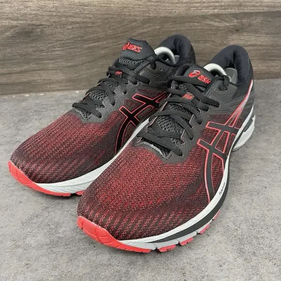 Asics GT 2000 9 Sneakers Mens Size 11 Black Red Athletic Running